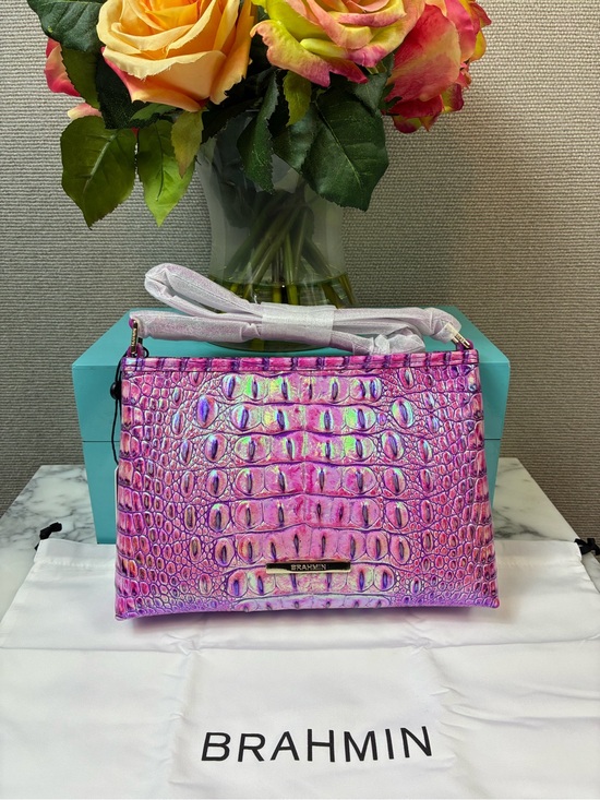 Brahmin Handbags - Brahmin Purple Iris Lorelei Iridescent Shoulder Bag - NWT Rare Style 🔥 🔥